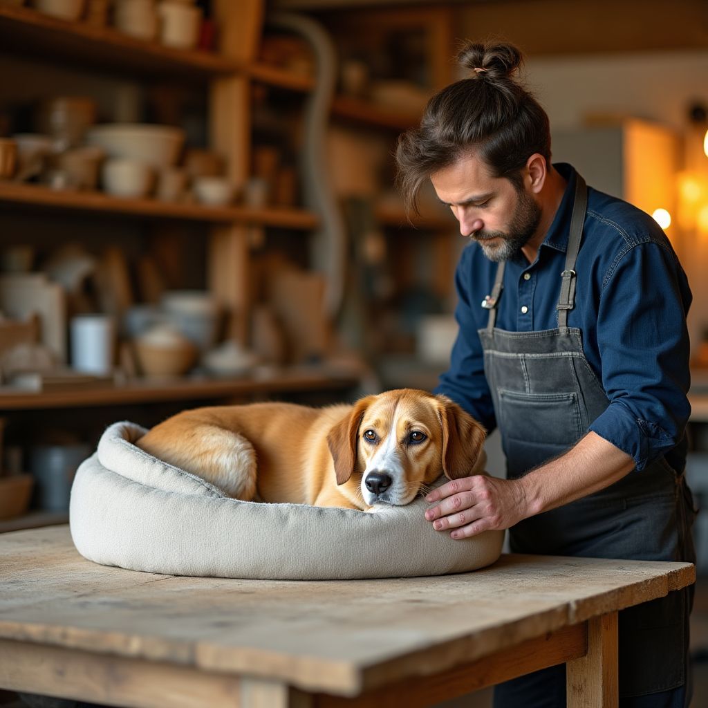 CozyPaw workshop with craftspeople