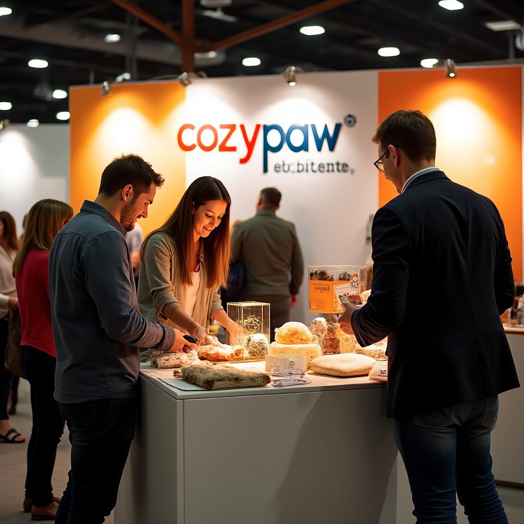 CozyPaw products at Australian pet expo